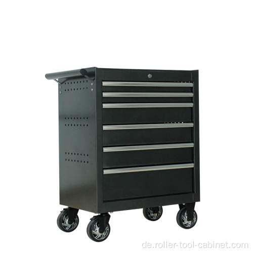 Black Metal Tool Box Roller Box